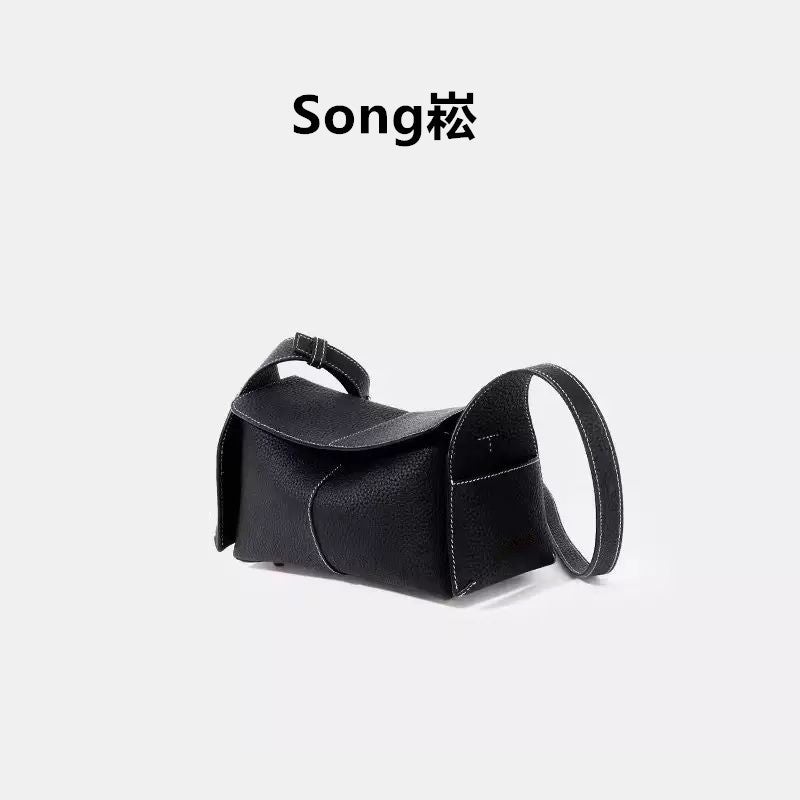 Songmont Yamashita Has Pine Ear Hanging Series Mini Eaves Fashion Versatile Work Clothing Satchel Crossbody Hobo - Image 1