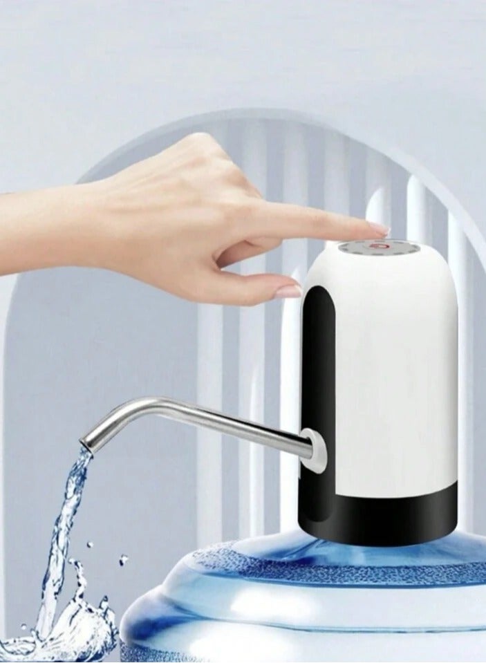 TECH Automatic Water Dispenser Portable and Light-Weight Pump with Easy Press Mechanism and USB Charge - Image 1