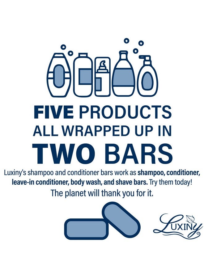Luxiny Natural Shampoo Bars For Hair Made In Usa Up To 60 Washes Of Vegan Sulfate Free Shampoo Use At Home & A Travel Shampoo All Hair Types - Image 5