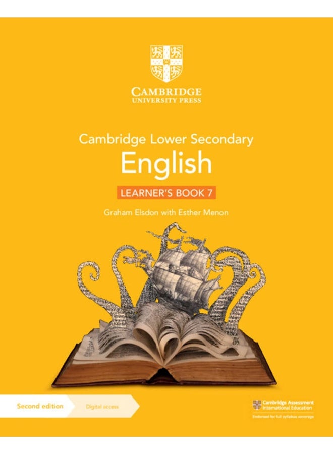 Cambridge University Press Lower Secondary English Learner's Book 7 with Digital Access (1 Year) 