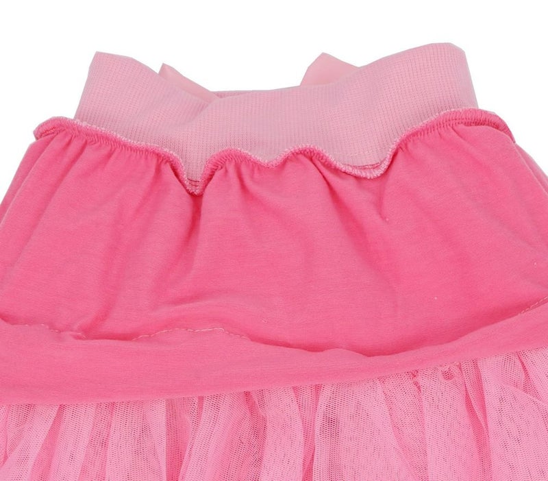 Tortoise & Rabbit Little Girls and Big Girls Tulle Tutu Skirt,Pink,2-3T - Image 4