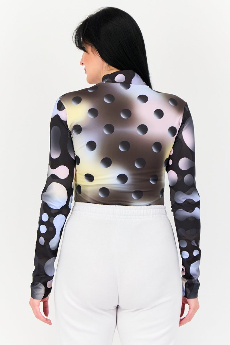 adidas Originals Women Sportswear Fit Long Sleeve Bodysuits, Multicolor - Image 2