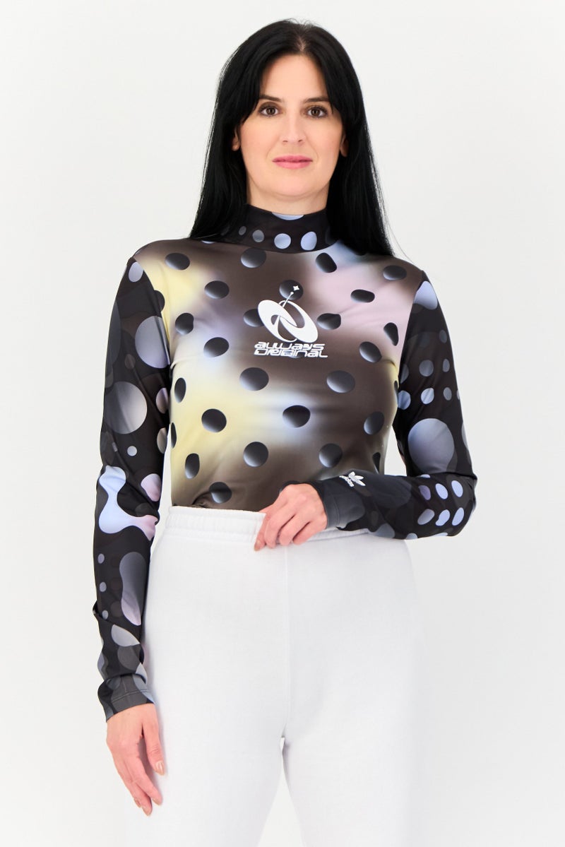 adidas Originals Women Sportswear Fit Long Sleeve Bodysuits, Multicolor - Image 1