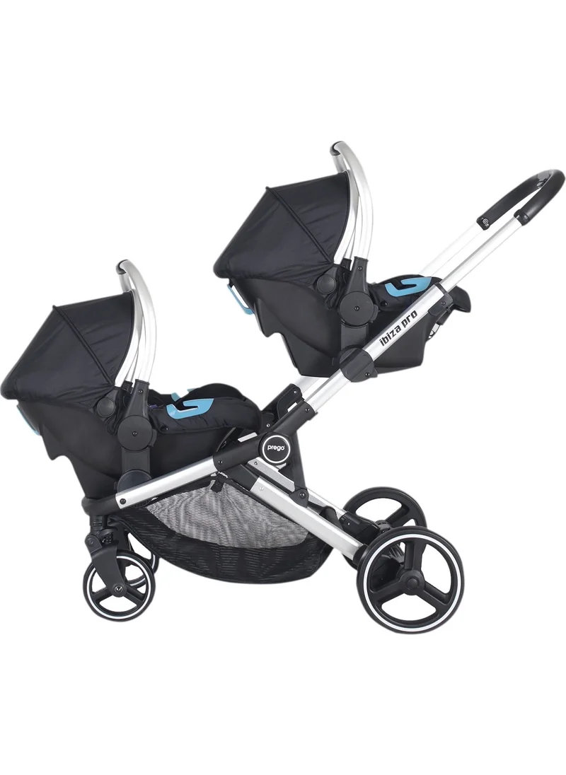 Prego Ibiza Pro Travel System Twin Baby Stroller