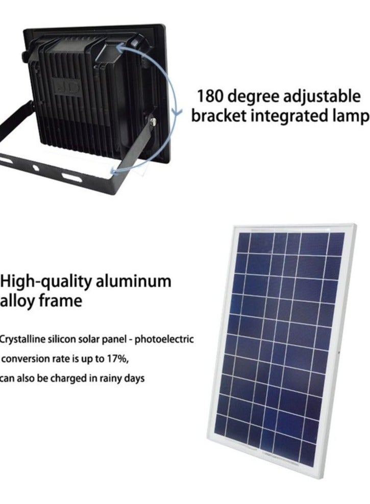 Generic Outdoor Solar Floodlight with Remote, Solar Security Lights Wide Angle Illumination 6500Kevin Waterproof  - Image 5