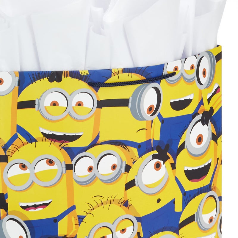 Hallmark 15" Extra Large Gift Bag with Tissue Paper (Minions) for Kids, Birthdays, Christmas - Image 5