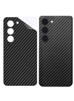 SARAOONT Samsung Galaxy S21 FE 1 Piece Carbon Fiber Skin Wrap and 2 Piece 10H Screen Protectors  - Image 3