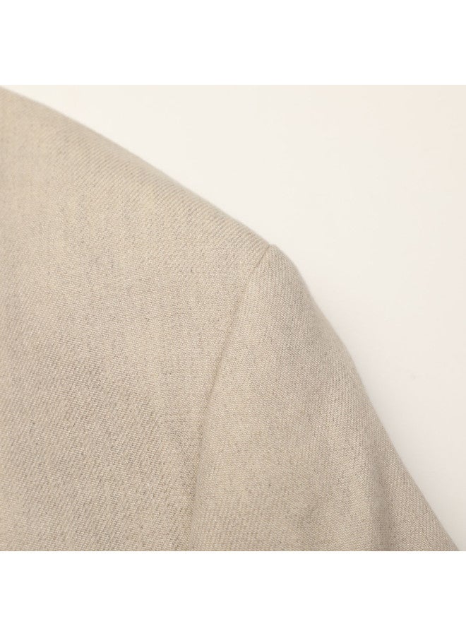 Zara Men's Minimalist Solid-colored Textured Loose-fit Business Commuter Casual Suit - Image 5
