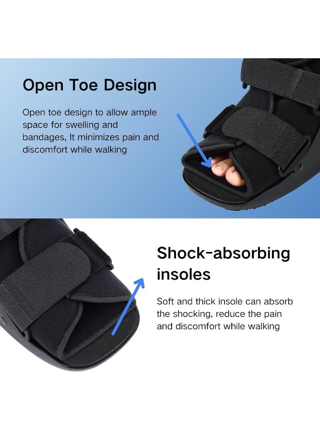 Air Cam Walker Walking Boot – Lightweight Inflatable Orthopaedic Fracture Boot for Broken Foot, Sprains, Achilles  Post-Surgery Recovery – Adjustable Air Pillow Foot  Ankle Support, Fits Right or Left Foot - Image 3