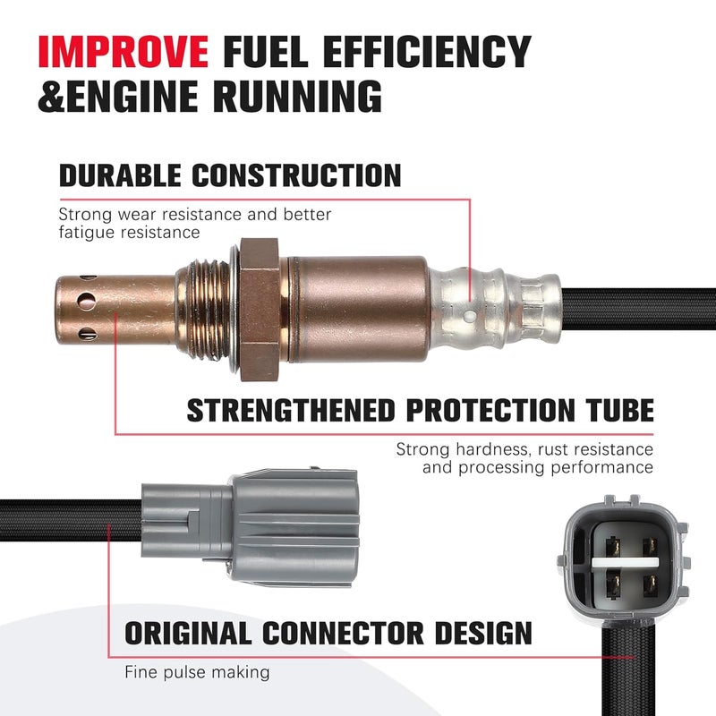 QIJIAUTO O2 Oxygen Sensor Upstream for Lexus ES350 2007, Compatible with Multiple Models - Image 4