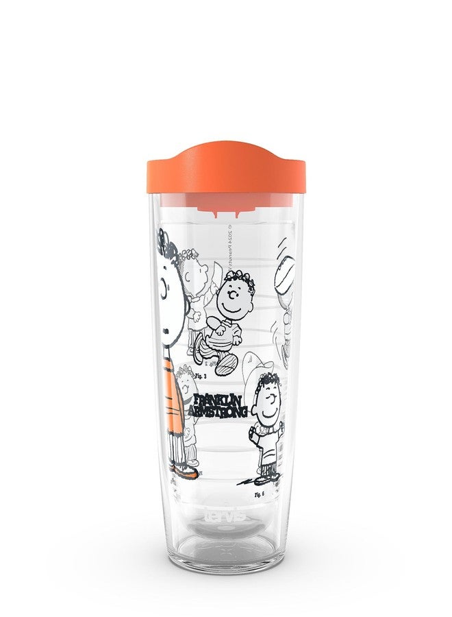 Tervis Peanuts - Pals Collection Made in USA Double Walled Insulated Tumbler Travel Cup Keeps Drinks Cold & Hot, 16oz, Franklin the Cool - Image 1