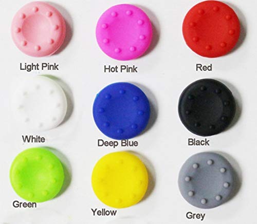 Ambertown Analog Silicone Thumb Stick Grip Joystick Caps Cover for PS4 PS3 Xbox 360 Xbox One Game Controllers (2 x White) - Image 5