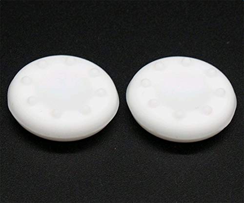 Ambertown Analog Silicone Thumb Stick Grip Joystick Caps Cover for PS4 PS3 Xbox 360 Xbox One Game Controllers (2 x White) - Image 2