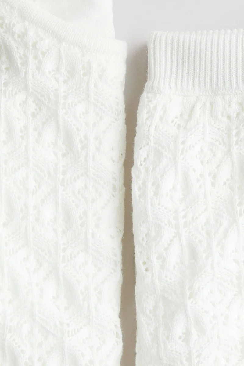 H&M 2-piece crochet-look set