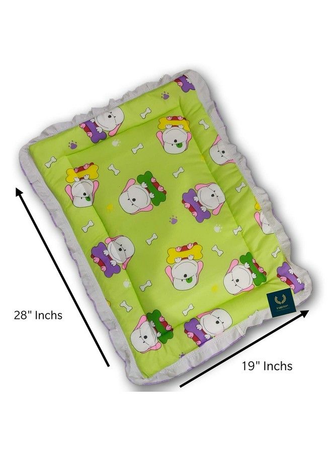FARETO Newborn Baby Lacy Muslin Cotton Godari Cradle Bed (Multicolour 012 Months Pack Of 3) Lightweight - Image 4