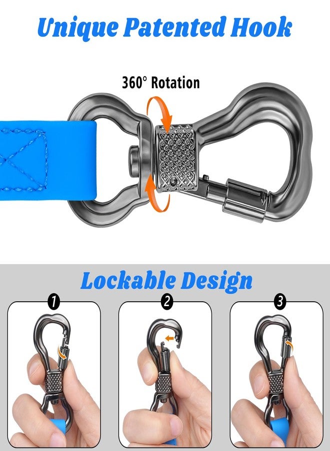 XiaZ Waterproof Dog Long Leash, Recall Training line Lead for Large Medium Small Dogs Outside Walking, Playing, Camping, or Yard (20FT, Blue) - Image 3
