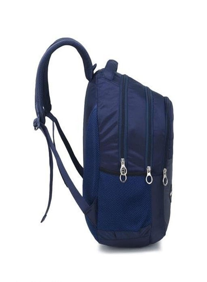 Laptop Backpack 30L with Padded Compartment Water Resistant Multi Pocket Travel Office School Bag Ergonomic Durable Design Blue Free Size - Image 3