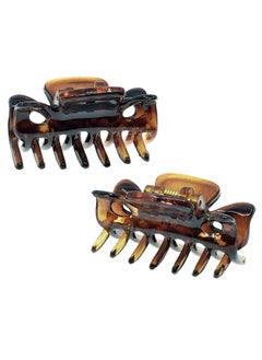 CAMILA Camila Paris CP22/2 French Hair Clip for Women, 1.5 inch Set of 2 Tortoise Girls Hair Claw Clips Jaw Fashion Durable Styling Hair Accessories for Women, Strong Hold No Slip Grip, Made in France 