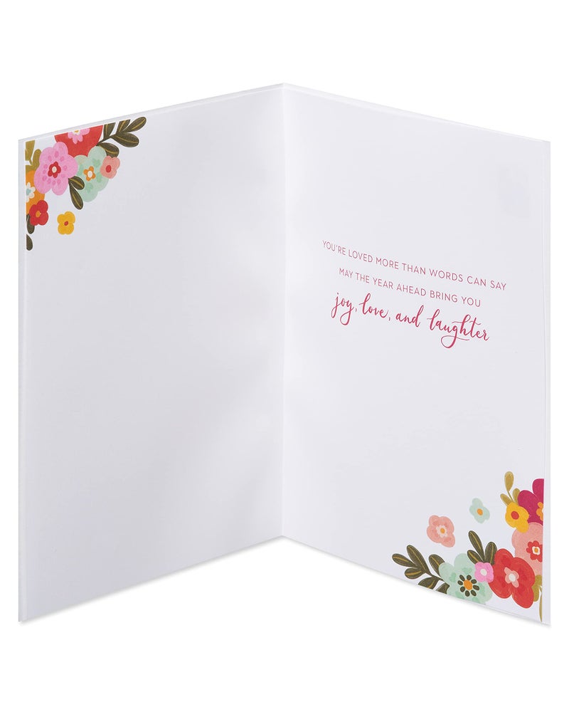 Papyrus Birthday Card for Daughter (Joy, Love, And Laughter) - Image 2