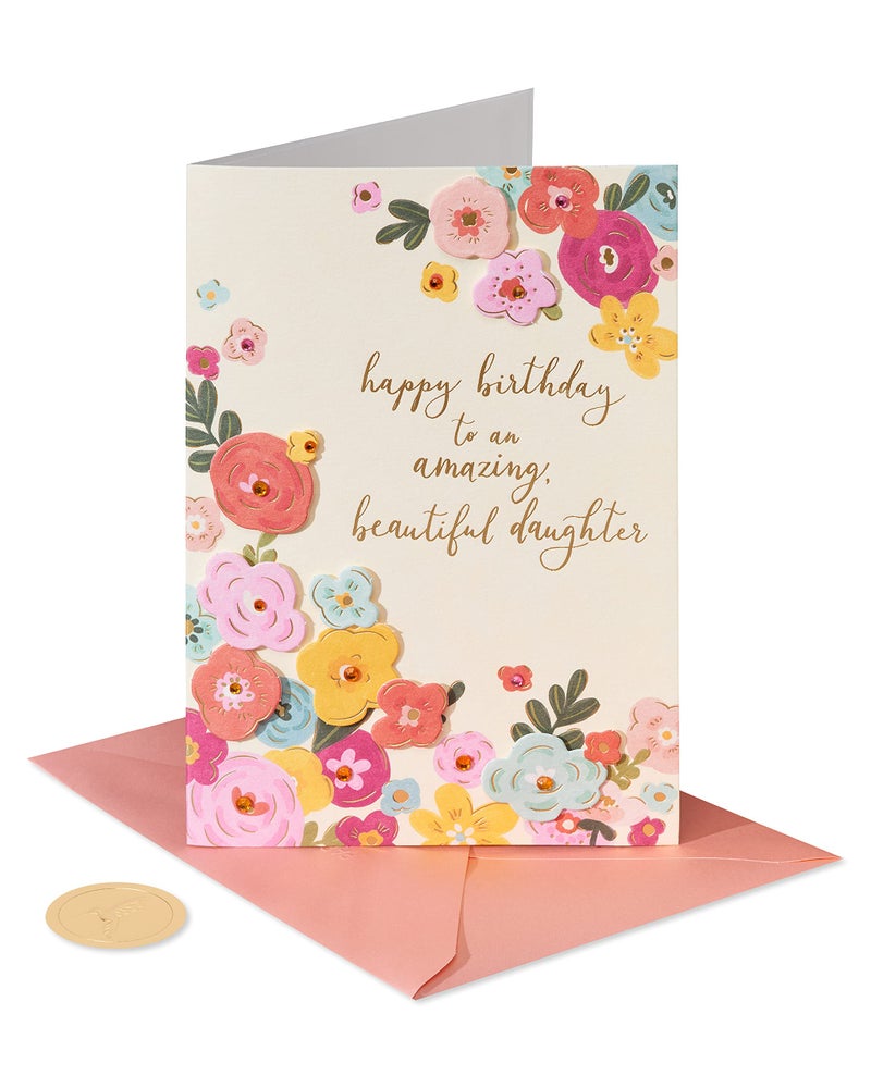 Papyrus Birthday Card for Daughter (Joy, Love, And Laughter) - Image 4