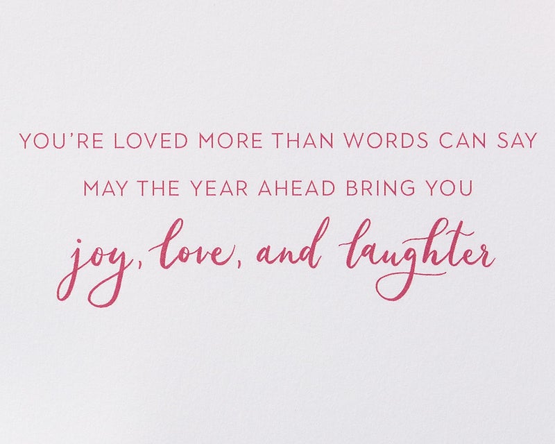 Papyrus Birthday Card for Daughter (Joy, Love, And Laughter) - Image 3