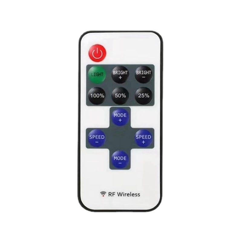11 Key Mini Wireless Remote Control For Single Color LED Strip Lights With Dimmer Function 393mm Length Black - Image 5