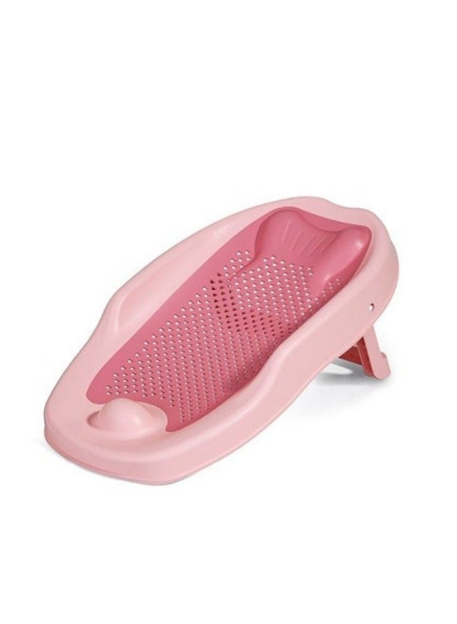 DOOKOO Baby Bath Support, Baby Bather Support for Bath tub or Sink Slip-Resistant, Baby Bath Seat Mat, Ergonomic for Newborn Infant, for Newborn, 0-12 Months Baby