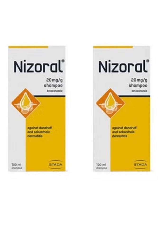 Nizoral Nizoral Pack Of 2 Anti Dandruff Shampoo 100 ml  - Image 1