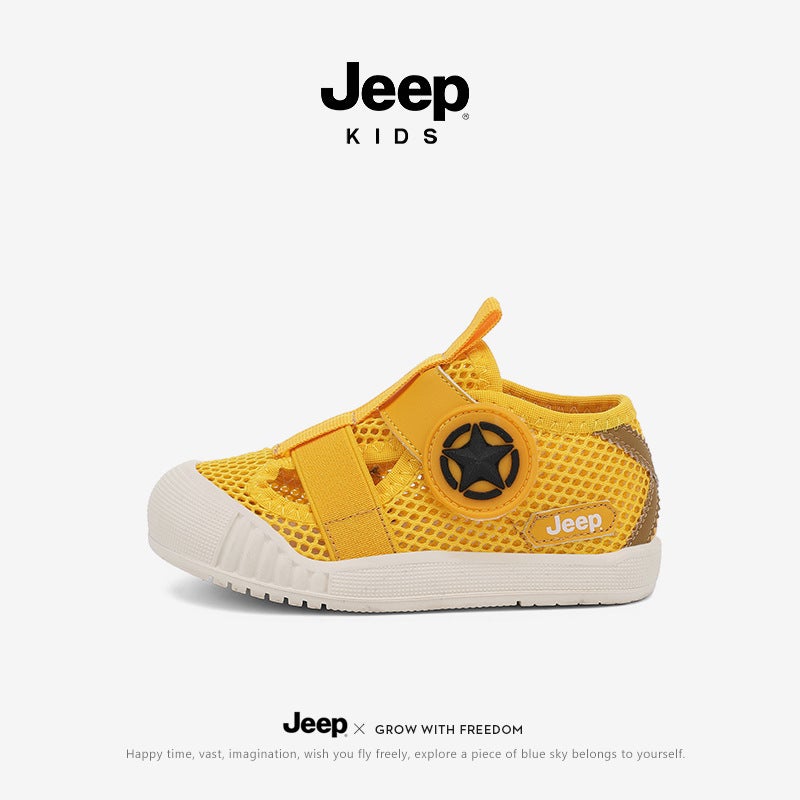Jeep Children'S Shoes For Babies Aged 1-3, Toddler Shoes For Boys, Closed-Toe Shoes For Girls, Baby Shoes With Shell Toe And Webbing Mesh Shoes - Image 1