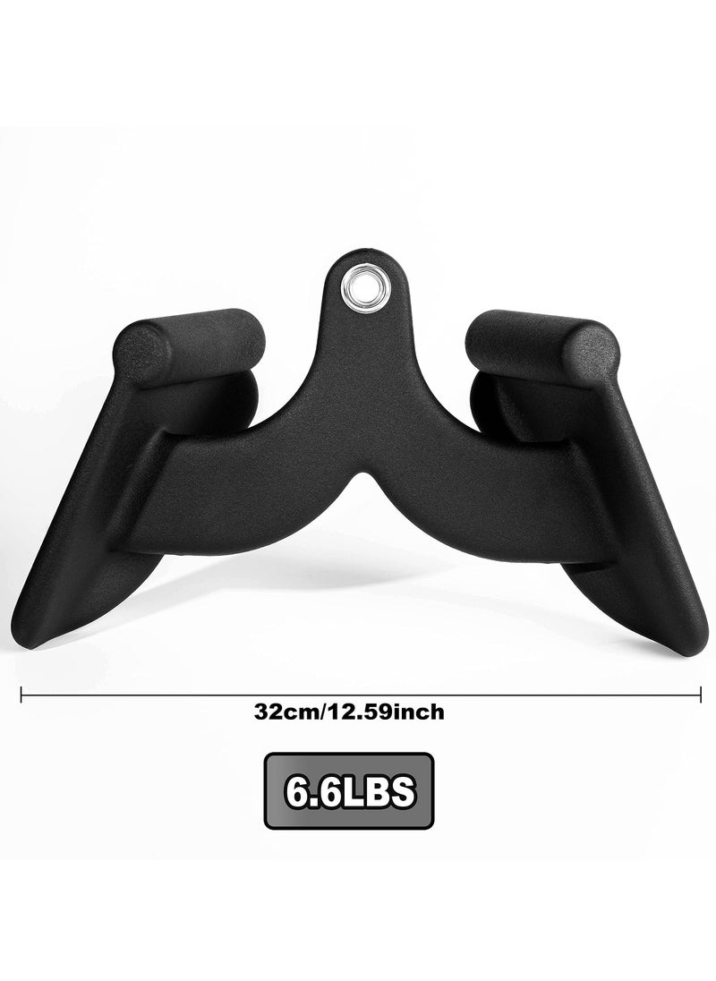 KYD - LAT Pull Down Bar Handle Attachment for Cable Machine Tricep Press Down Bar, Home Gym Fitness Rowing T-bar V-bar Pulley Cable Machine Attachments - Image 1