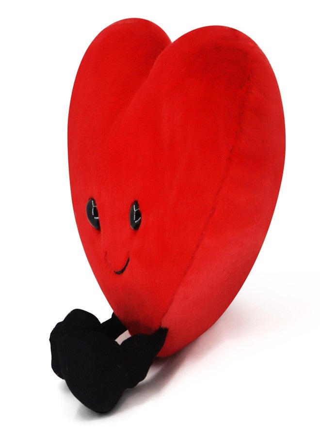 Tickles Heart Soft Stuffed Plush Toy for Kids Boys & Girls Valentine Gifts (Size : 17 cm Color: Red) - Image 4