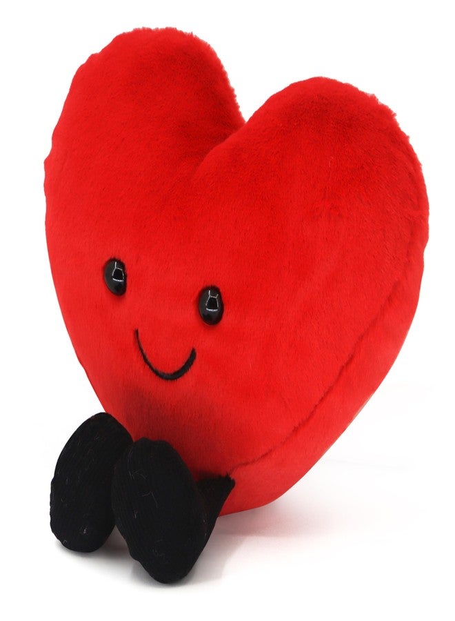 Tickles Heart Soft Stuffed Plush Toy for Kids Boys & Girls Valentine Gifts (Size : 17 cm Color: Red) - Image 1