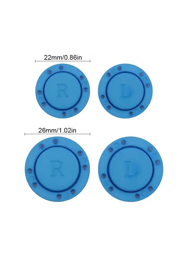 Brown 22mm Magnetic Snap Buttons 5 Pairs Invisible Durable Plastic Metal Fasteners - Image 3
