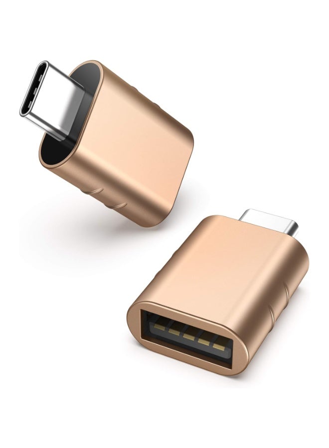 سينتيك محول USB C إلى USB (عبوة من 2) محول USB C ذكر إلى USB3 أنثى متوافق مع MacBook Pro 2023 iMac iPad Mini 6 / Pro MacBook Air 2022 وأجهزة أخرى من النوع C أو Thunderbolt 4/3 - Image 1