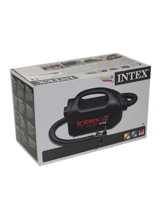 Intex 220-240 Volt Quick-Fill High Psi Indoor/Outdoor Electric Pump Black 26.9x13.9x17.1cm - Image 3
