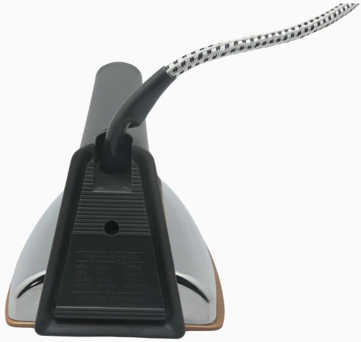 fujistar Electric Dry Iron 1200W, Ceramic Golden Non-stick Soleplate, Classic Heavy-weight, Dry Ironing, FSIR205 - Image 4