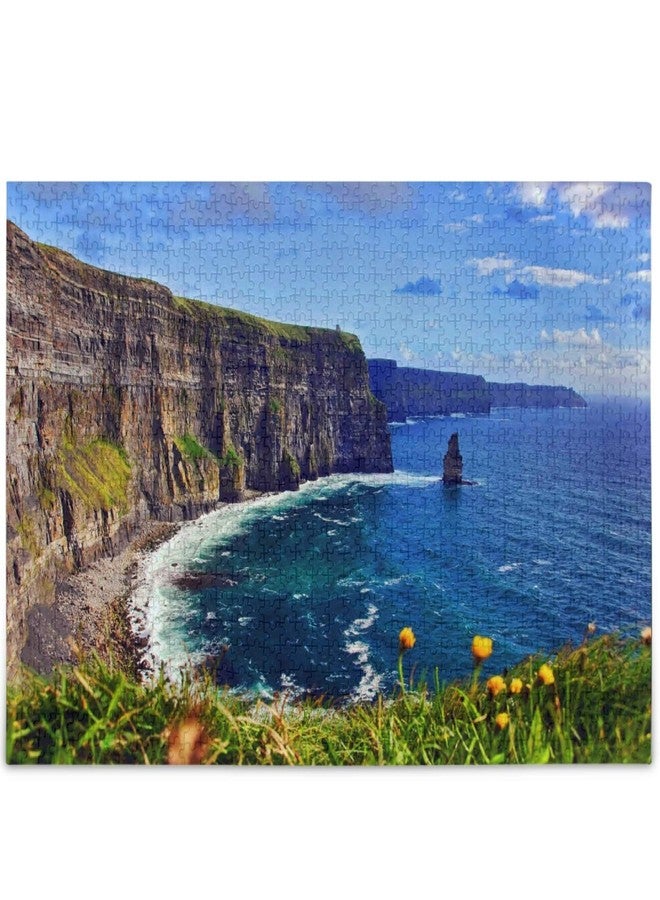 Oarencol Cliffs of Moher Ireland Landscape Jigsaw Puzzle 500 Pieces Puzzles for Adults - Image 1