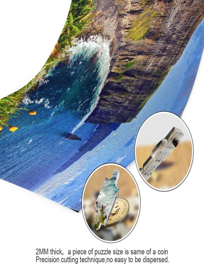 Oarencol Cliffs of Moher Ireland Landscape Jigsaw Puzzle 500 Pieces Puzzles for Adults - Image 3