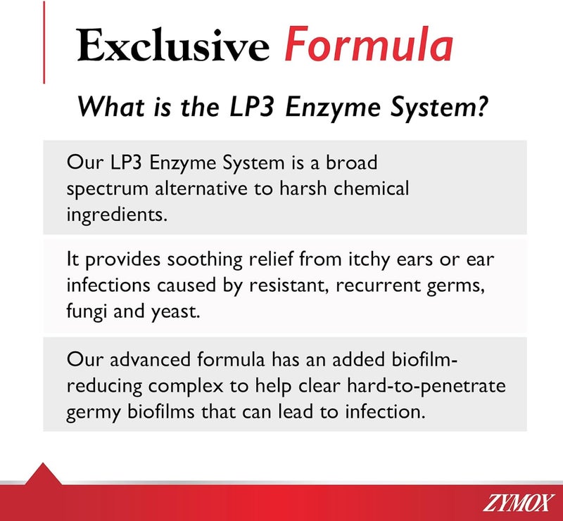 ZYMOX Ear Cleanser for Cats and Dogs - 4 oz. Bottle - Gentle and Non-Irritating Ear Cleaning Solution - Image 4