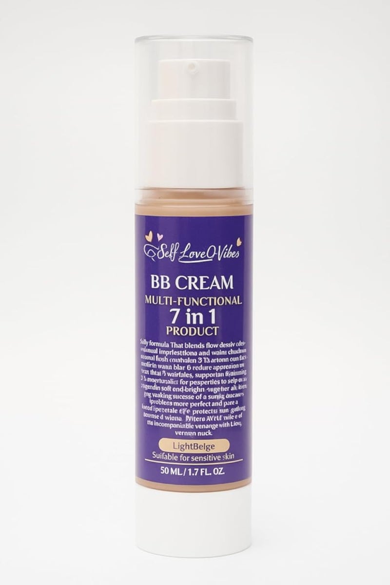 BB Cream Multi-Functional 7-in-1, Light Beige, 50 ml, Suitable for Sensitive Skin