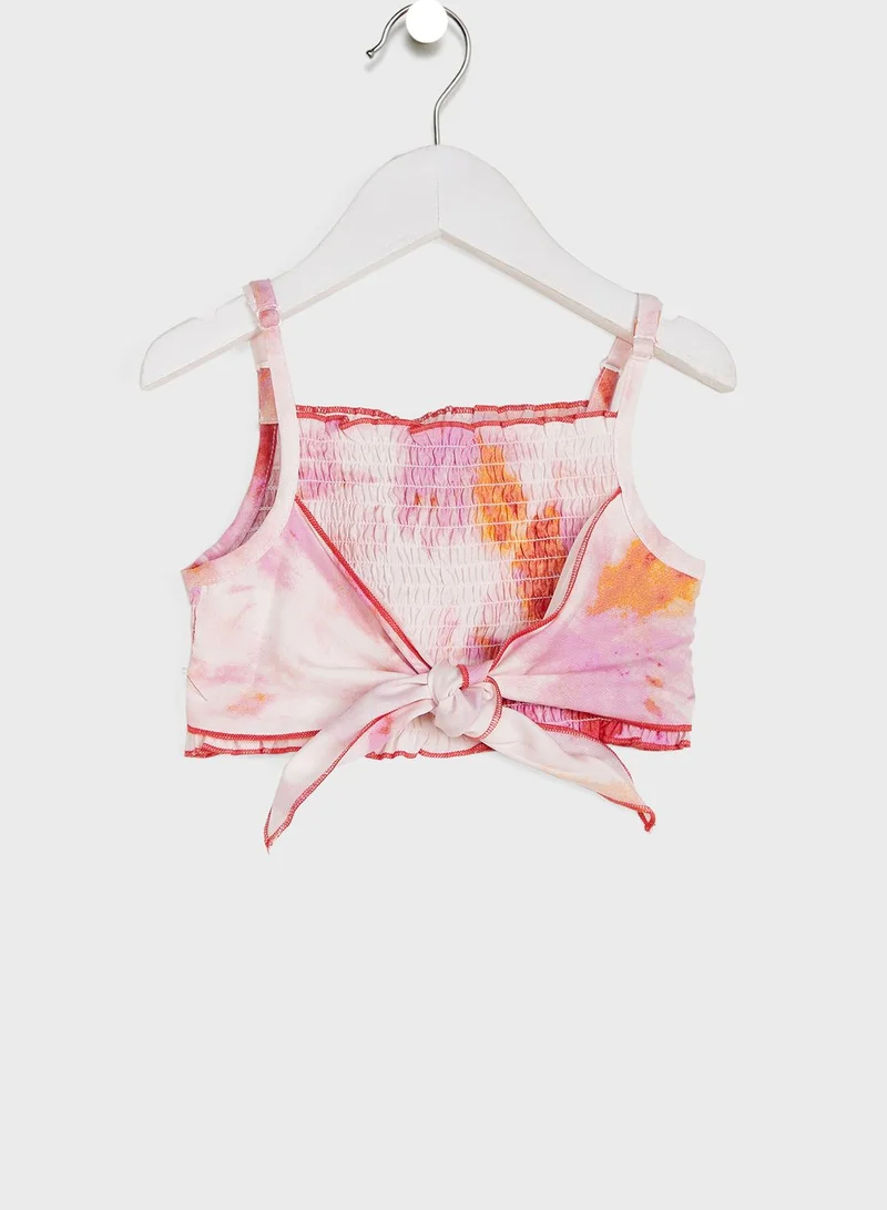 Nautinati Dyed Top With Shorts