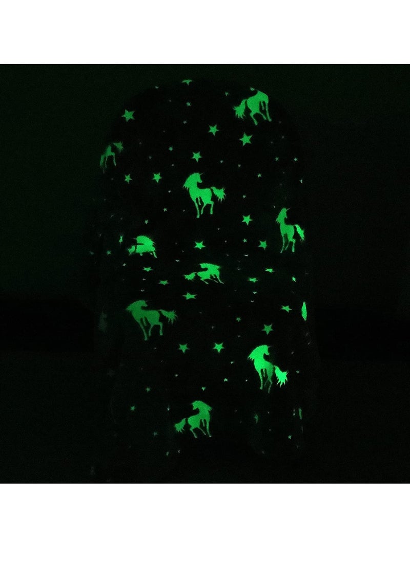 LEDIN - Magic Glow in The Dark Blanket Throw - Image 1