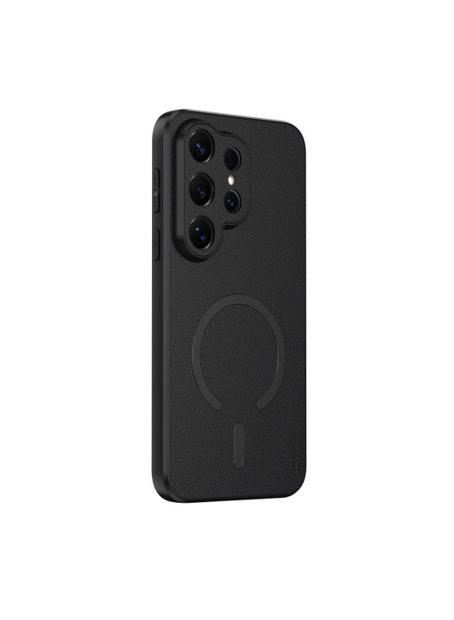 Phone Case for Samsung Galaxy S26 Ultra 5G, Magnetic, MagSafe Compatible, Shockproof Full Protection Cover  -Black - Image 1