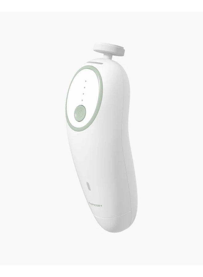 مام كوزي Momcozy مبرد أظافر الأطفال الكهربائي هادئ للغاية قابل للشحن آمن ولطيف مع رؤوس تلميع متعددة للمواليد والأطفال الصغار - Image 5