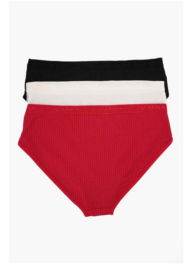 Carina - Carina Pack of 3 Multi-Color  Brief Panties - Image 1