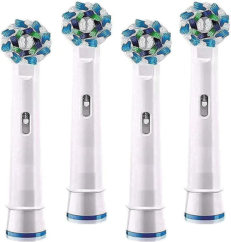 THE PACK 4pcs Electric Toothbrush Head Compatible with Oral B - - Electric Toothbrush Replacement Brush Sensitive Gum Care Brush Heads (SB-50A) - Image 1