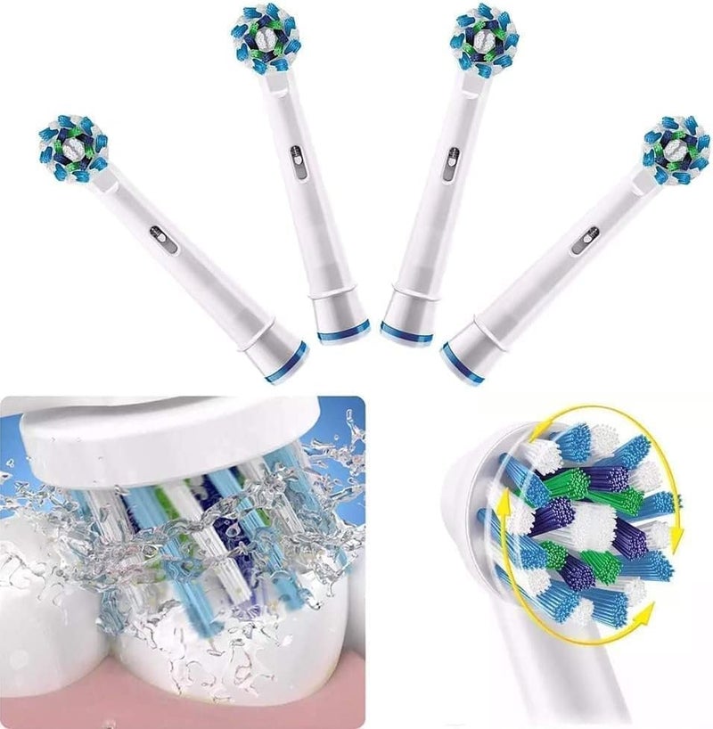 THE PACK 4pcs Electric Toothbrush Head Compatible with Oral B - - Electric Toothbrush Replacement Brush Sensitive Gum Care Brush Heads (SB-50A) - Image 2