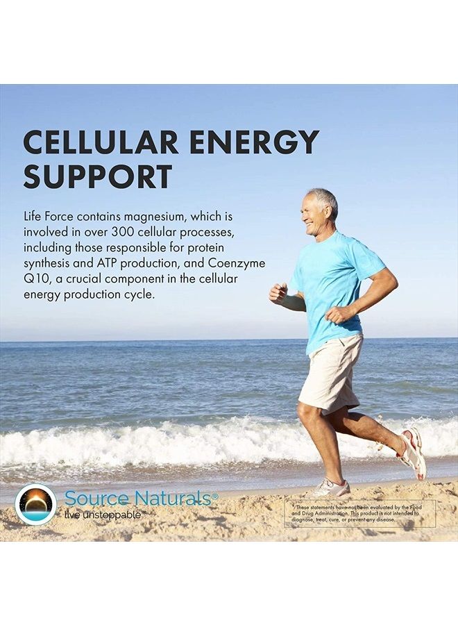 Source Naturals فيتامينات متعددة يومية عالية الفعالية من لايف فورس - الفيتامينات والمعادن الأساسية، مضادات الأكسدة والمغذيات - تعزيز الطاقة والمناعة - 120 قرص - Image 5
