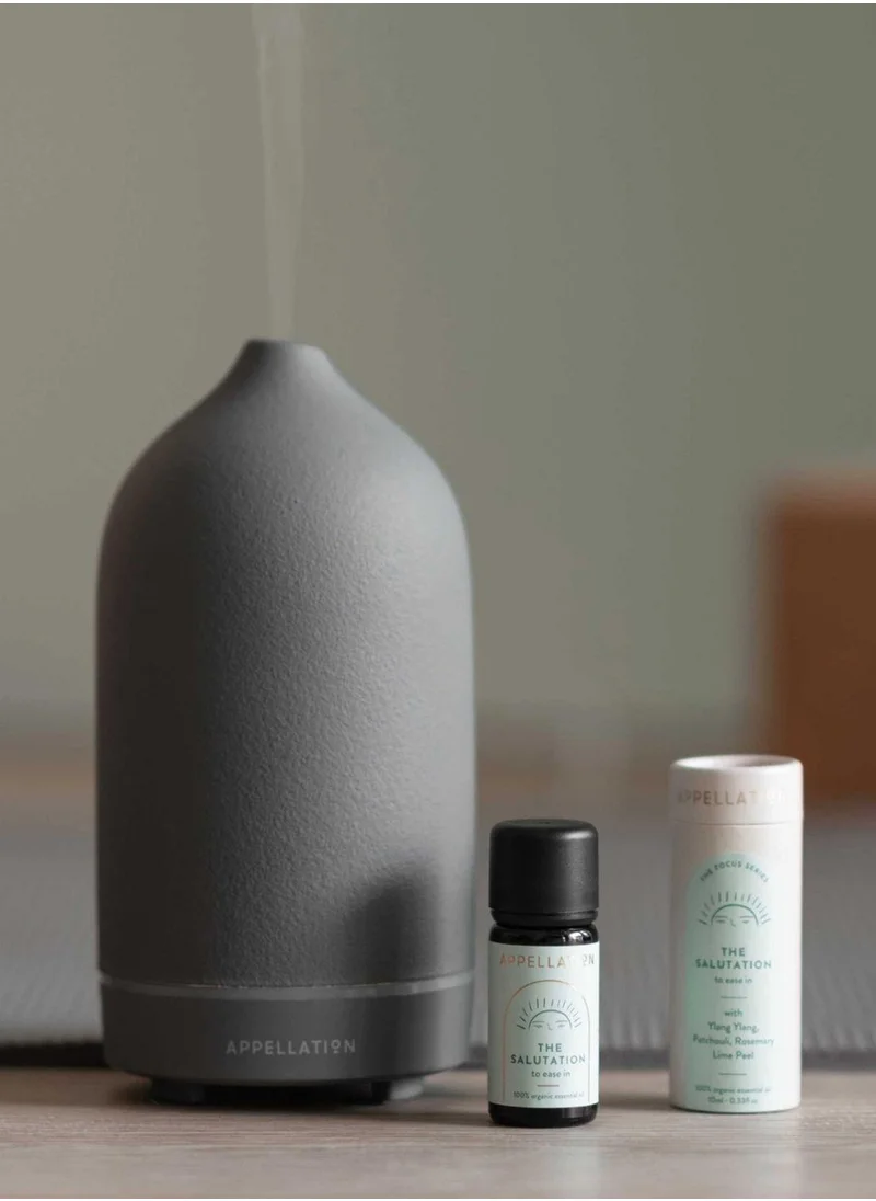 Appellation Stone Essential Oil Diffuser, Charcoal