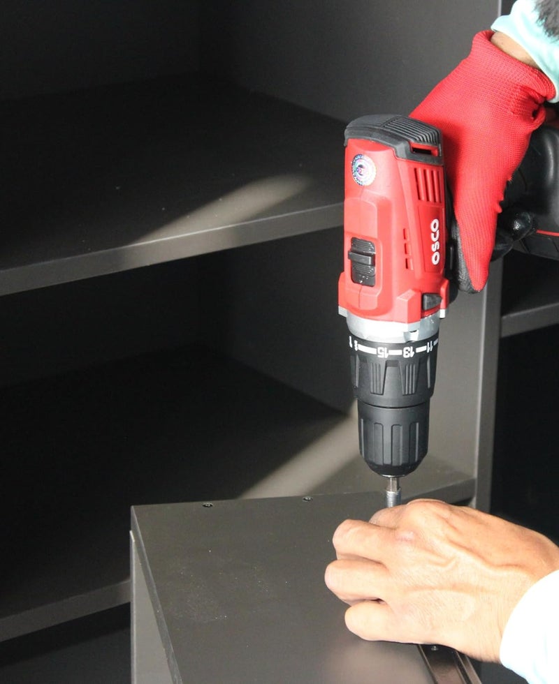 OSCO-TOOLS Drill 18V Lithium Battery 13Mm - 1 Battery Drill Concrete, Metal, Wood, Screwdriver - Image 5